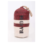 Canvas Float Style Door Stop - Red/White by Batela