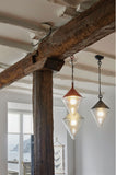 White Conical Buoy-Shaped Hanging Light
