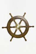 Wooden Ship’s Wheel 90cm Last One Sale Nautical Office Decoration price-change-job-active Batela Giftware