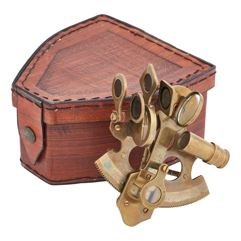 Sextant with Leather Case