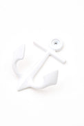 Anchor Coat Hook - White Coat Racks & Hooks Batela Giftware