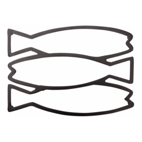 Three-Fish Aluminium Trivet
