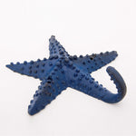 Starfish Metal Coat Hook (Blue)