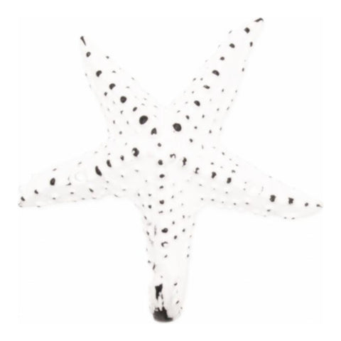 Starfish Metal Coat Hook (White)