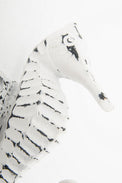 Seahorse Metal Coat Hook (White) Coat Racks & Hooks Batela Giftware