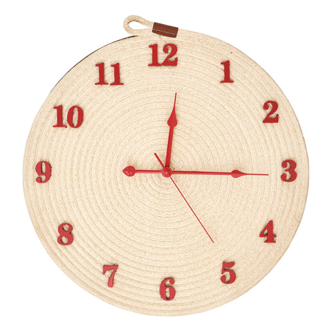 Wrapped Rope Wall Clock