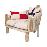 Sea Style Armchair with Cushions