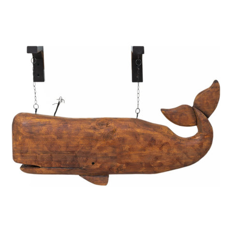 Wooden Sperm Whale (for Wall Hanging)