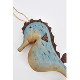 Wooden/Metal Seahorse Hanging Ornament