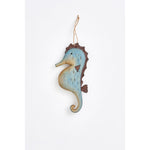 Wooden/Metal Seahorse Hanging Ornament