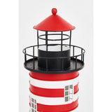 LED Red/White Lighthouse - Metal