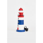 LED Red/White/Blue Lighthouse - Metal