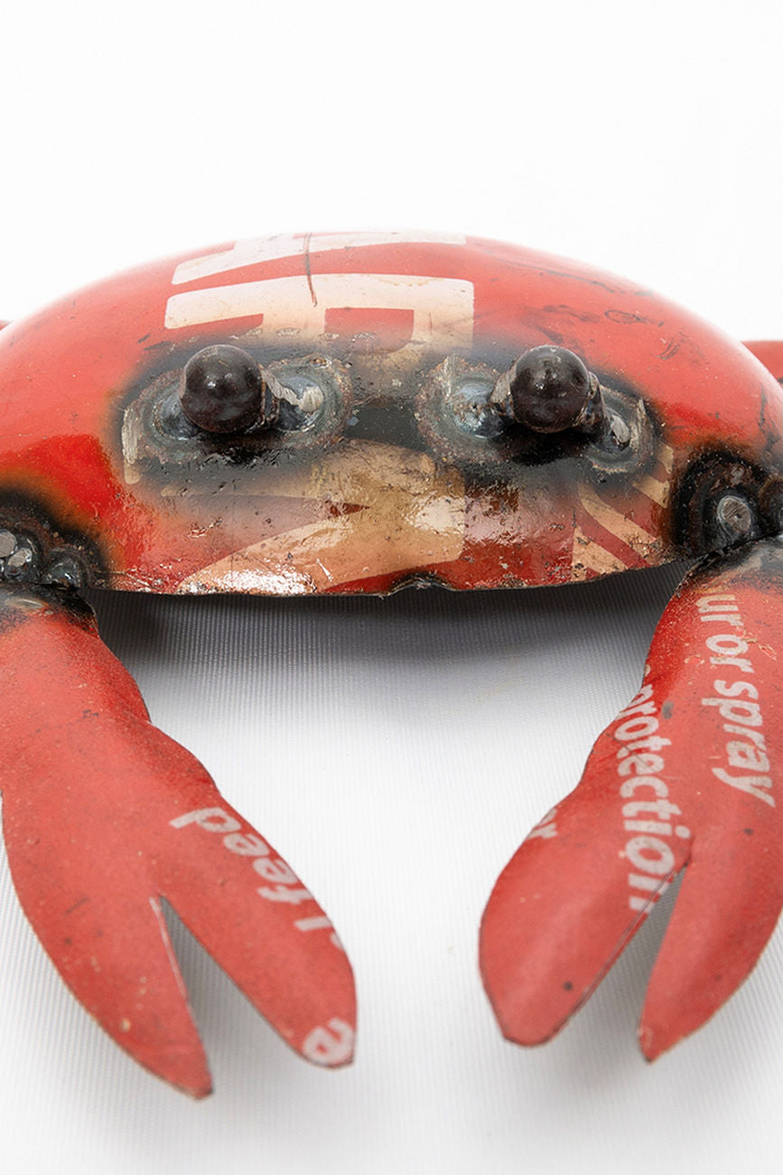 Metal Crab Ornament - Small Ornaments Batela Giftware