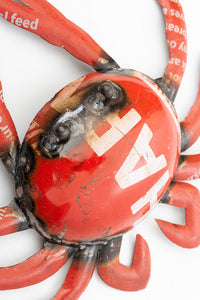 Metal Crab Ornament - Small Ornaments Batela Giftware