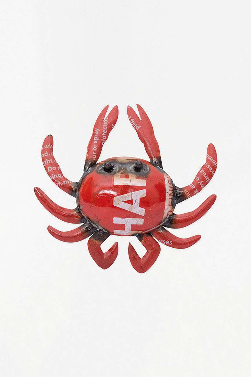 Metal Crab Ornament - Small Ornaments Batela Giftware
