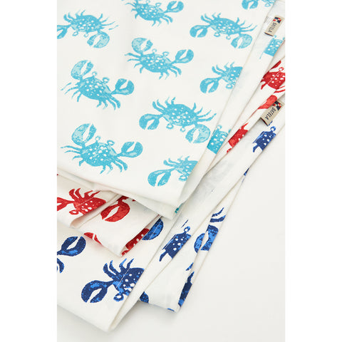 Crabs Tea Towels (Set of 3 in 3 colours)