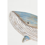 Wooden Whale Wall Art Decoration