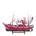 Tuna Fishing Boat II - Model Boat in Red by Batela