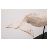 Sperm Whale With Base Ornament in White by Batela