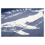 Old Whaling Round Tray by Batela