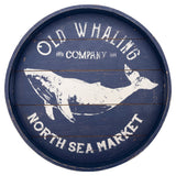 Old Whaling Round Tray by Batela