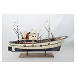 Fishing Boat, Blue and Cream - Model Boat by Batela