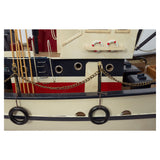 Fishing Boat, Blue and Cream - Model Boat by Batela