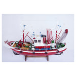 Tuna Fishing Boat II - Model Boat in Red by Batela