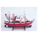 Tuna Fishing Boat II - Model Boat in Red by Batela