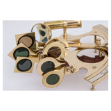 Sextant in Brass with a Wooden Box by Batela