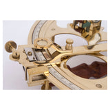 Sextant in Brass with a Wooden Box by Batela