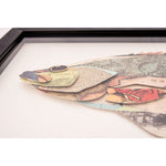 Framed Collage Picture of a Fish by Batela