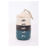 Canvas Float Style Door Stop - Blue/White by Batela