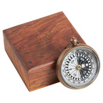 Compass in Wooden Box by Batela