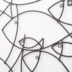 Metal Wire Shoal of Fish Wall Art by Batela