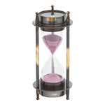 Metal Hourglass with Compasses by Batela