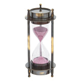 Metal Hourglass with Compasses by Batela