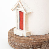 Wooden LED Red/White Lighthouse by Batela