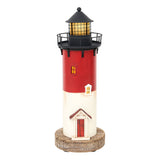 Wooden LED Blue/Red/White Lighthouse by Batela