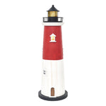 LED Large Red & White Lighthouse by Batela