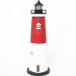 LED Large Red & White Lighthouse by Batela