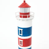 LED Large Red, White & Blue Lighthouse by Batela