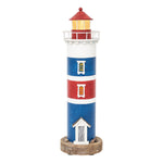 LED Large Red, White & Blue Lighthouse by Batela