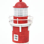 LED Red & White Lighthouse with House by Batela