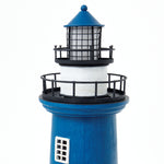 LED Blue/White Lighthouse with House - Metal by Batela