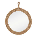 Mirror with Rope Frame - Round by Batela