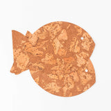 Cork Fish Shaped Table Mat - Large (Set of 4) by Batela