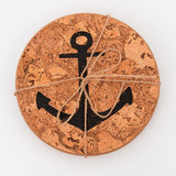 Cork Anchor Table Mat - Large - (Set of 4) by Batela