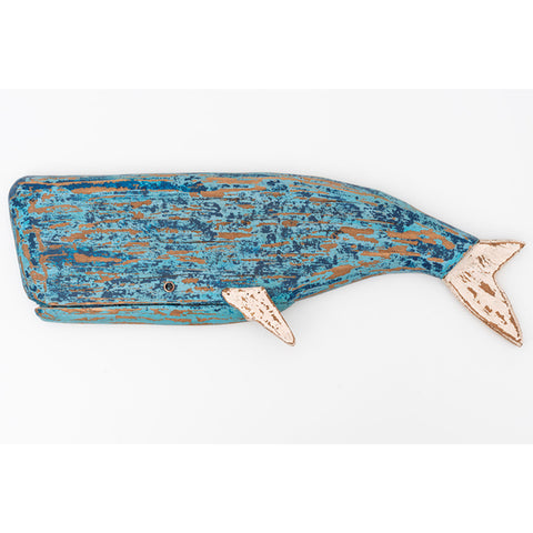Wooden Sperm Whale Wall Mounted by Batela