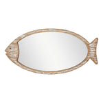 Fish Shaped Mirror, Wooden by Batela